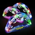 CoolGlow Light Up LED Tambourine - Clear